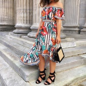 annie embellished floral maxi dress